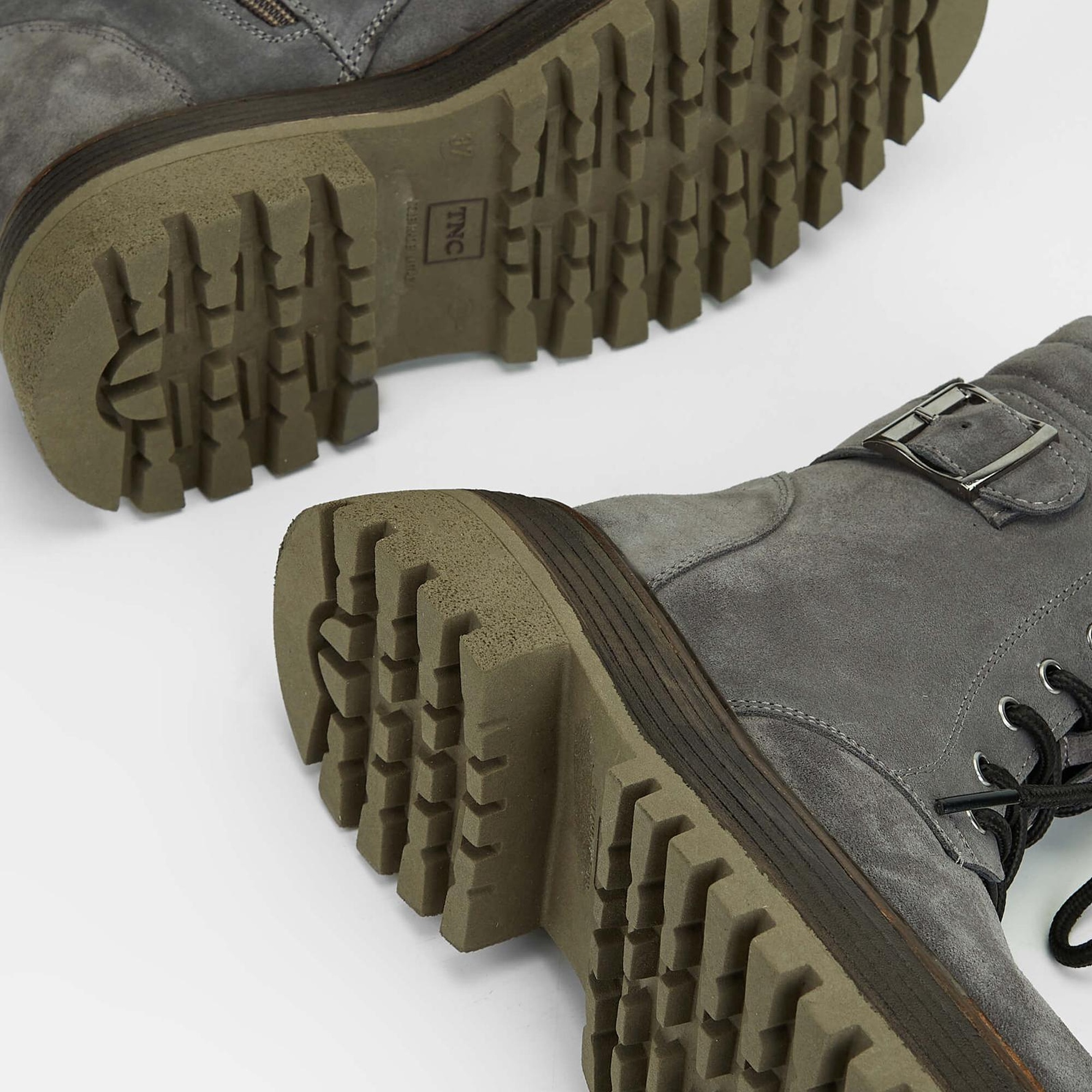 Tamer Tanca Kadın Hakiki Deri Gri Casual Bot