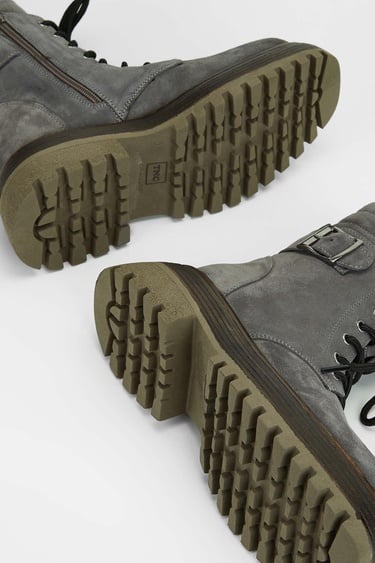  Tamer Tanca Kadın Hakiki Deri Gri Casual Bot