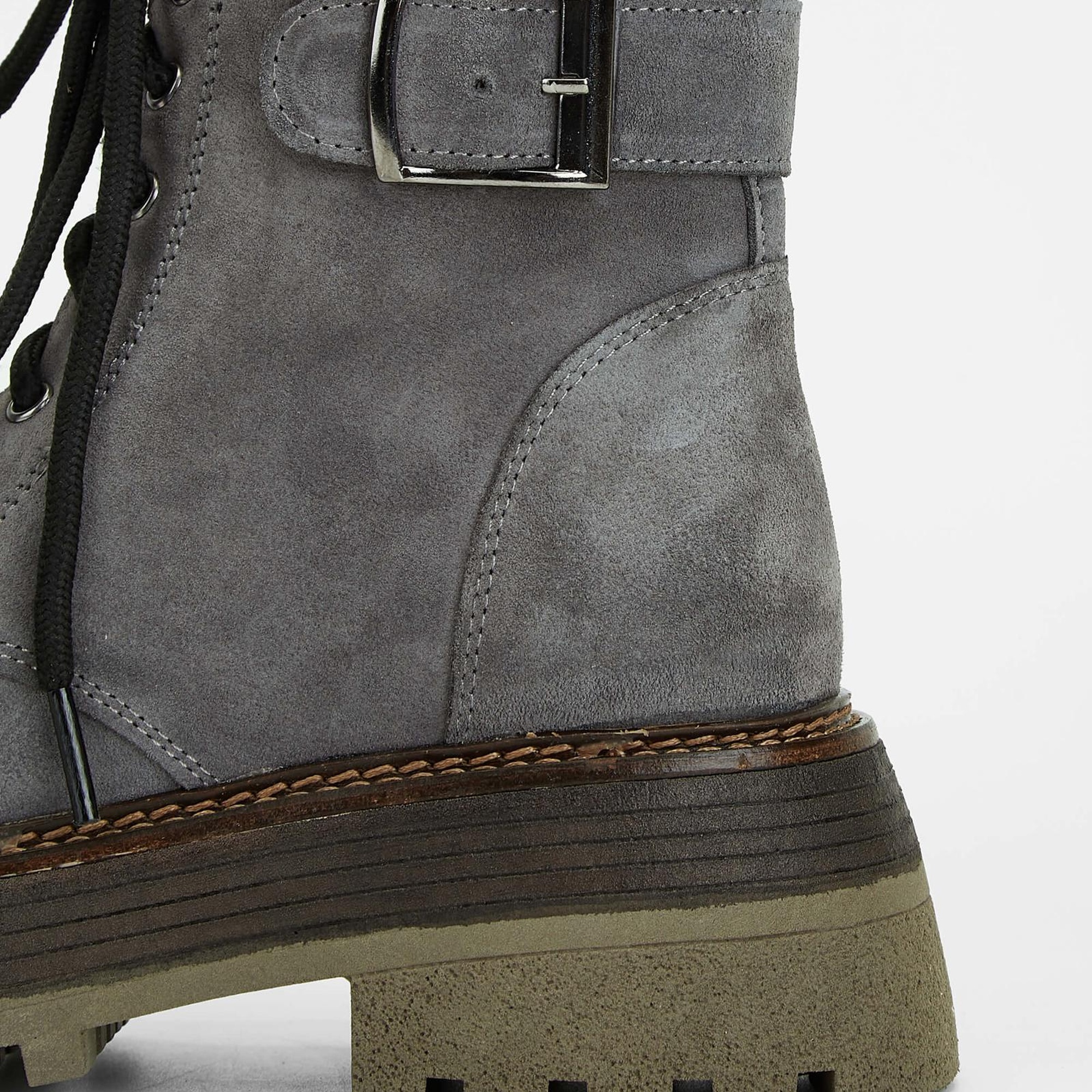 Tamer Tanca Kadın Hakiki Deri Gri Casual Bot