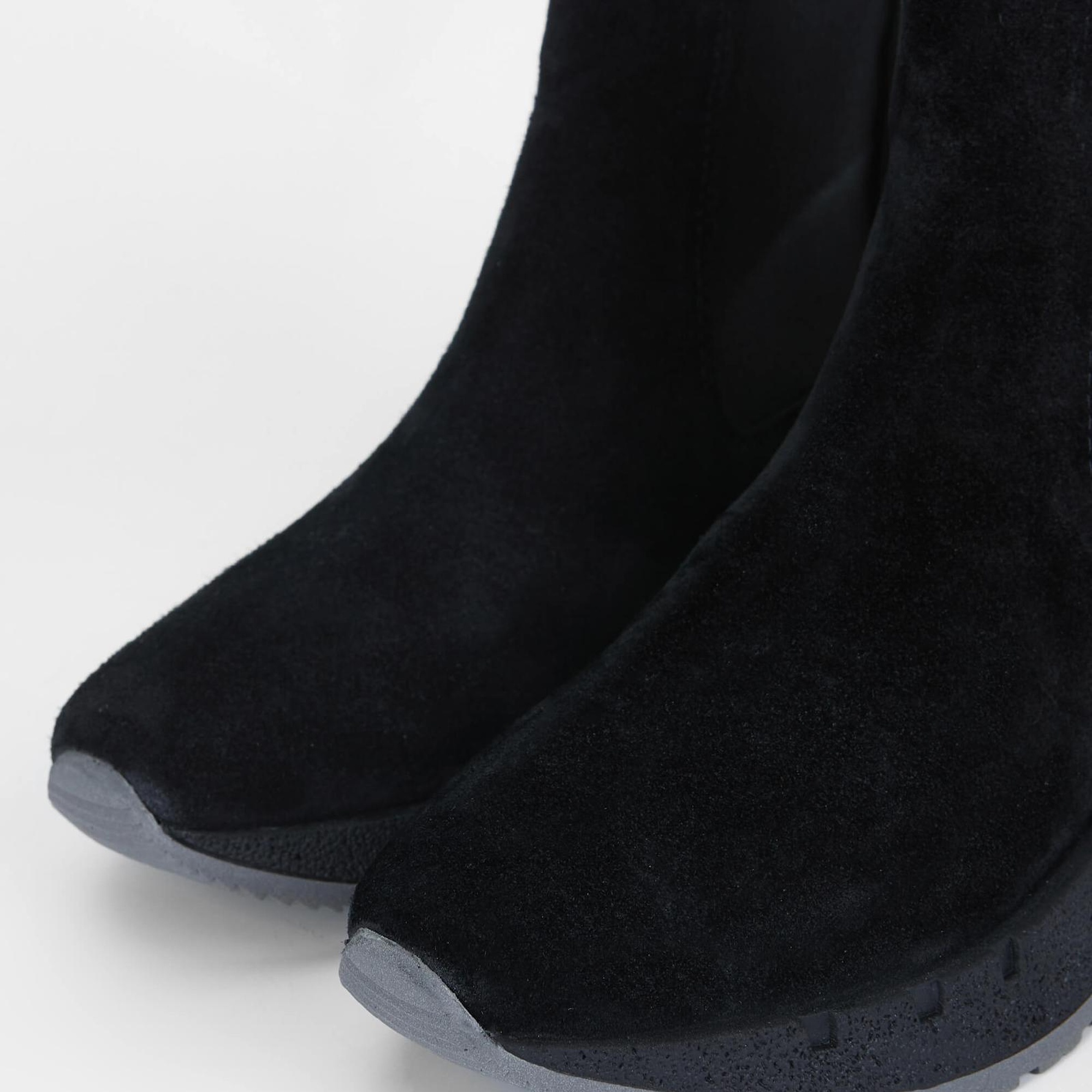 Tamer Tanca Kadın Hakiki Deri Siyah Süet Casual Bot