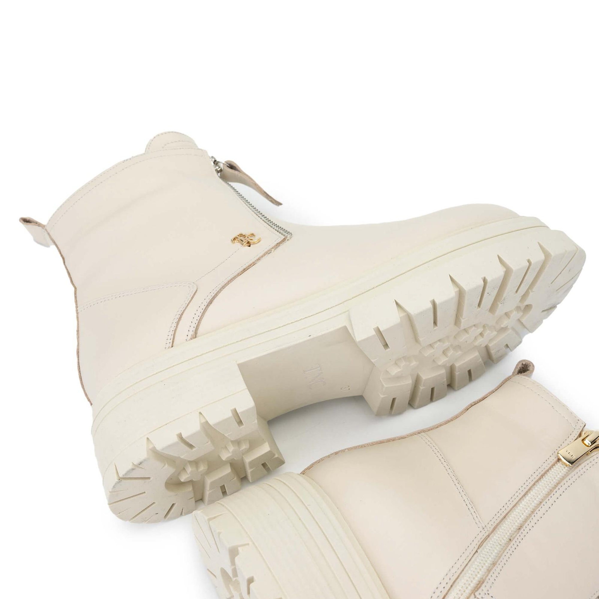 Tamer Tanca Kadın Hakiki Deri Bej Casual Bot