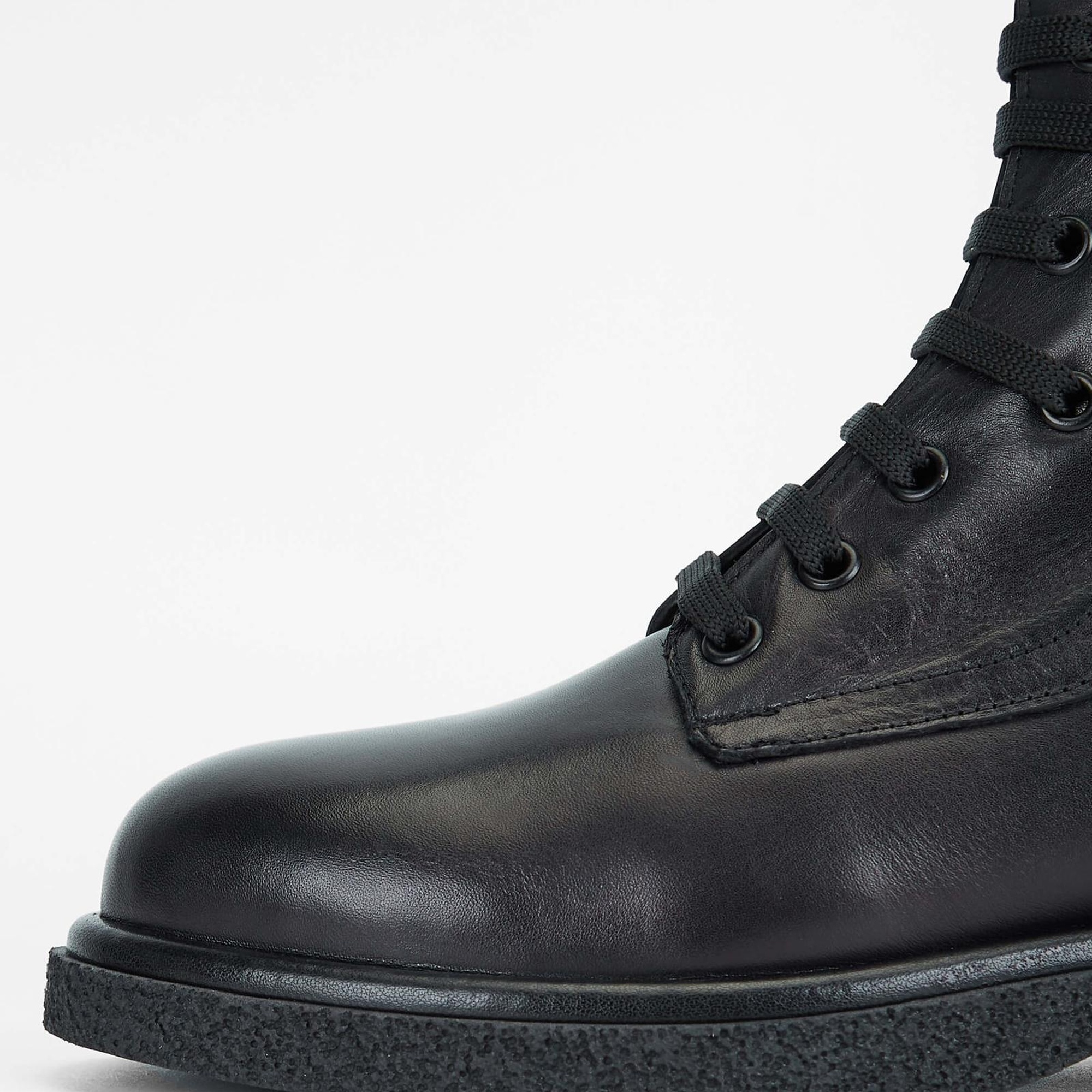 Tamer Tanca Kadın Hakiki Deri Siyah Deri Casual Bot