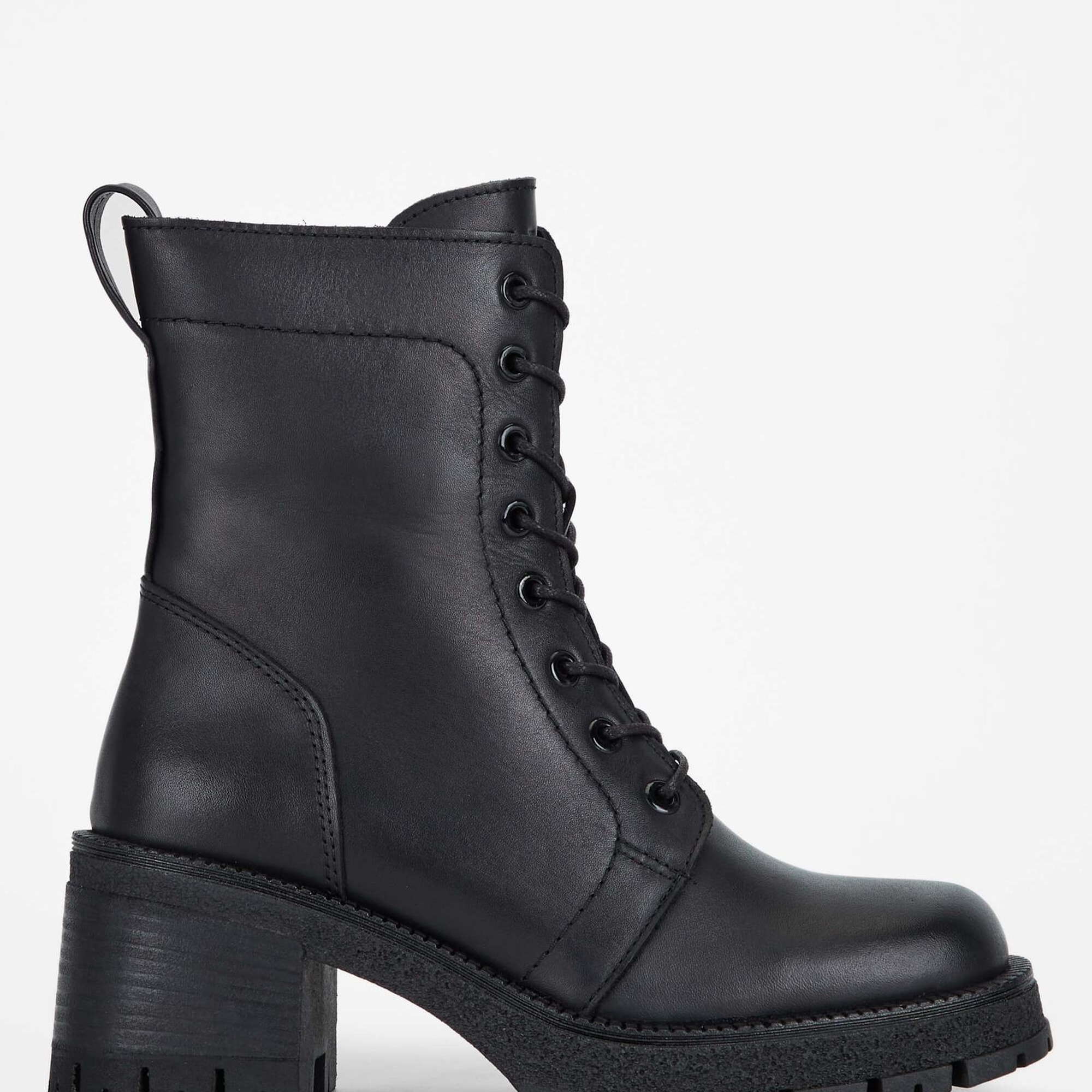 Tamer Tanca Kadın Hakiki Deri Siyah Deri Casual Bot