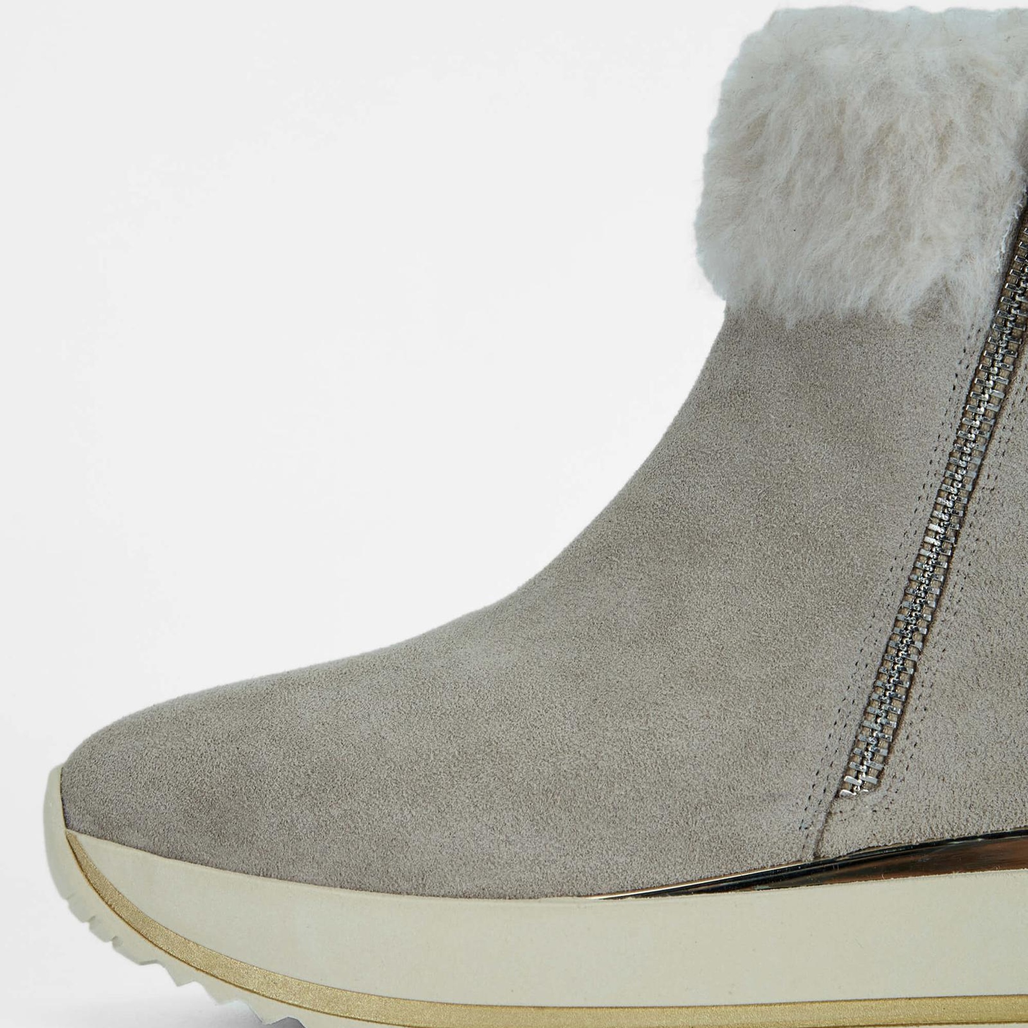 Tamer Tanca Kadın Hakiki Deri Bej Casual Bot