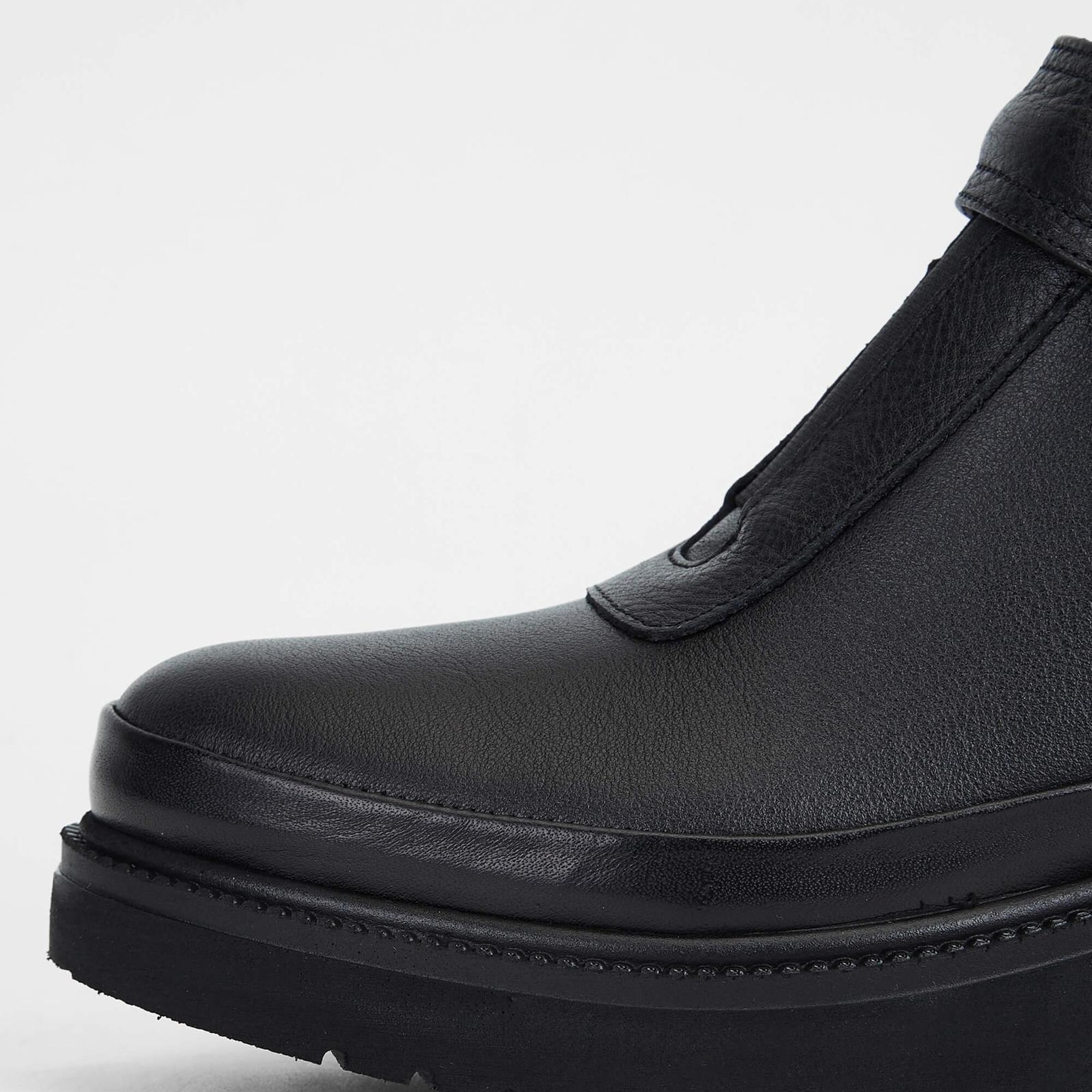 Tamer Tanca Kadın Hakiki Deri Siyah Casual Bot