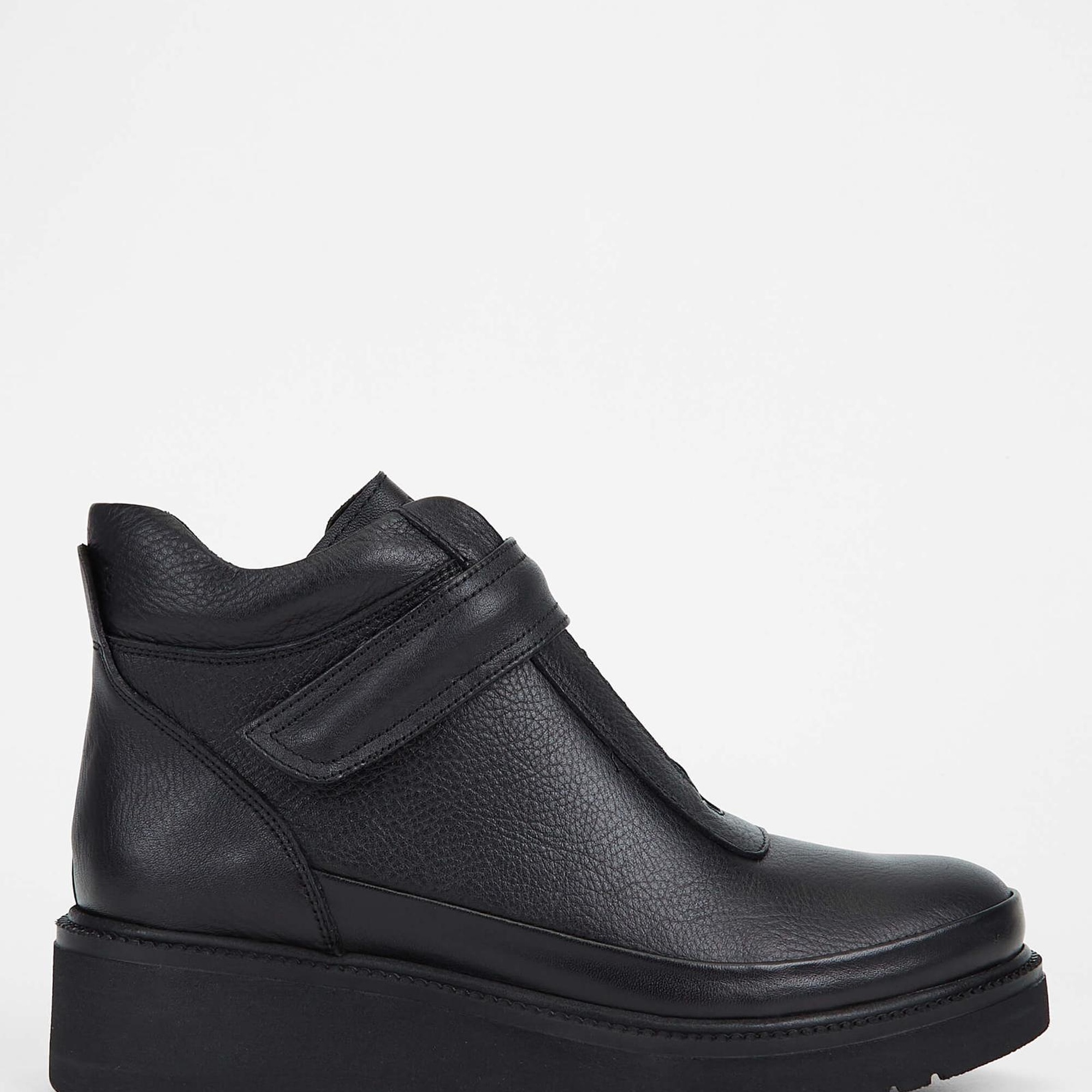 Tamer Tanca Kadın Hakiki Deri Siyah Casual Bot