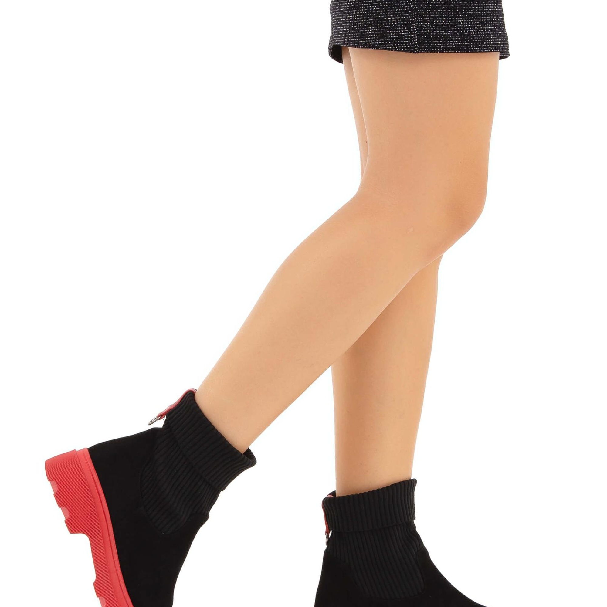 Tamer Tanca Kadın Hakiki Deri Siyah Casual Bot