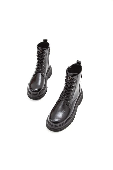  Tamer Tanca Kadın Vegan Siyah Rugan Casual Bot