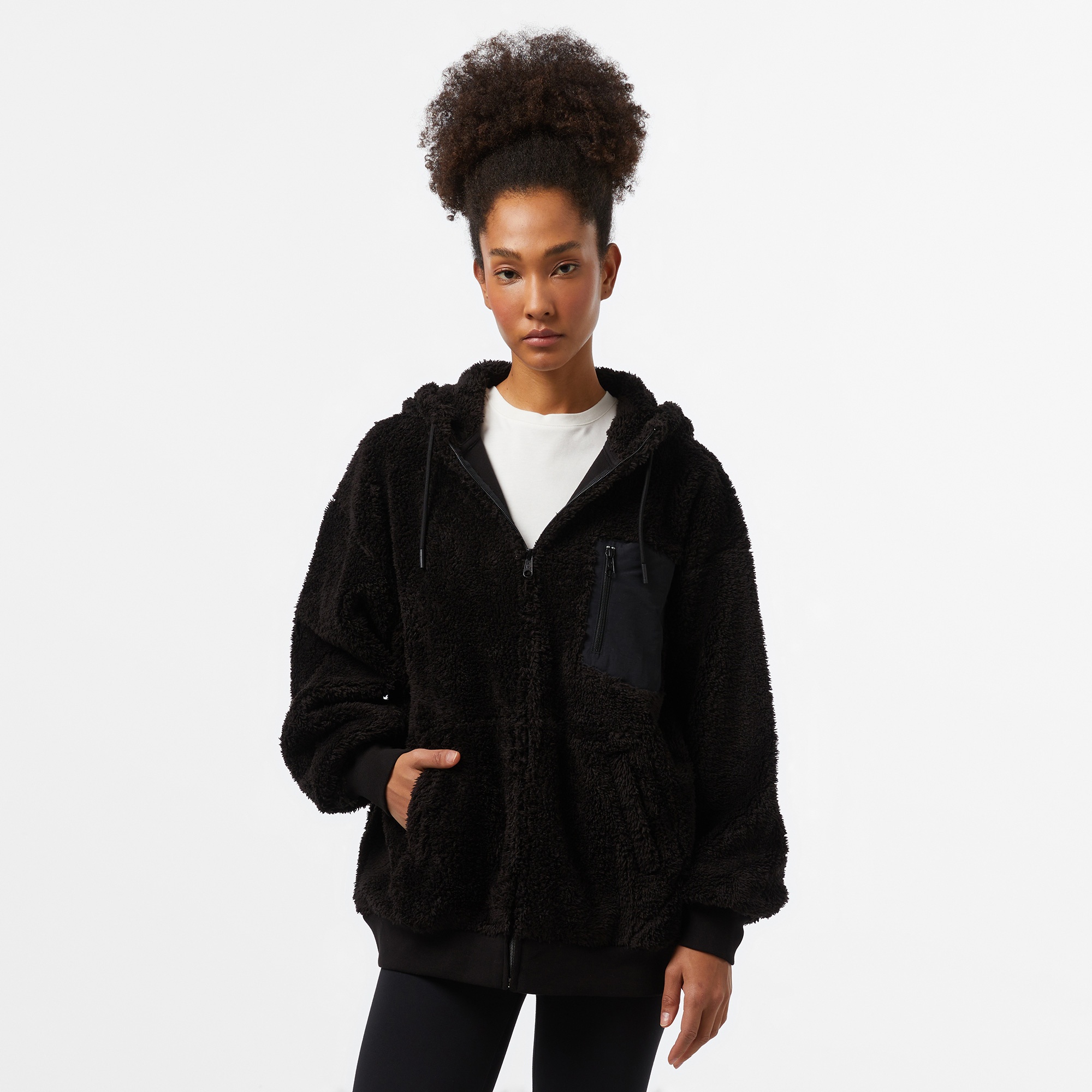 Champion Kadın Siyah Eşofman Üstü