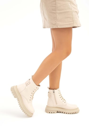  Tamer Tanca Kadın Vegan Bej Casual Bot