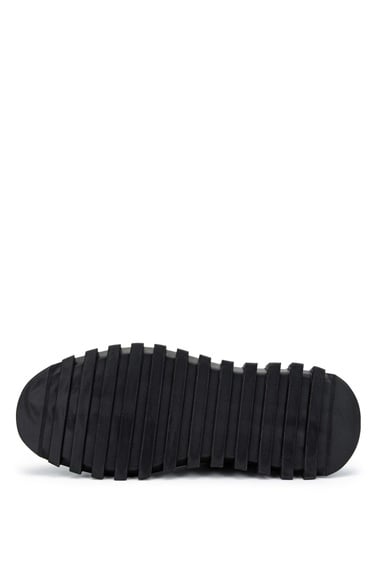  Tamer Tanca Erkek Hakiki Deri Siyah Casual Bot