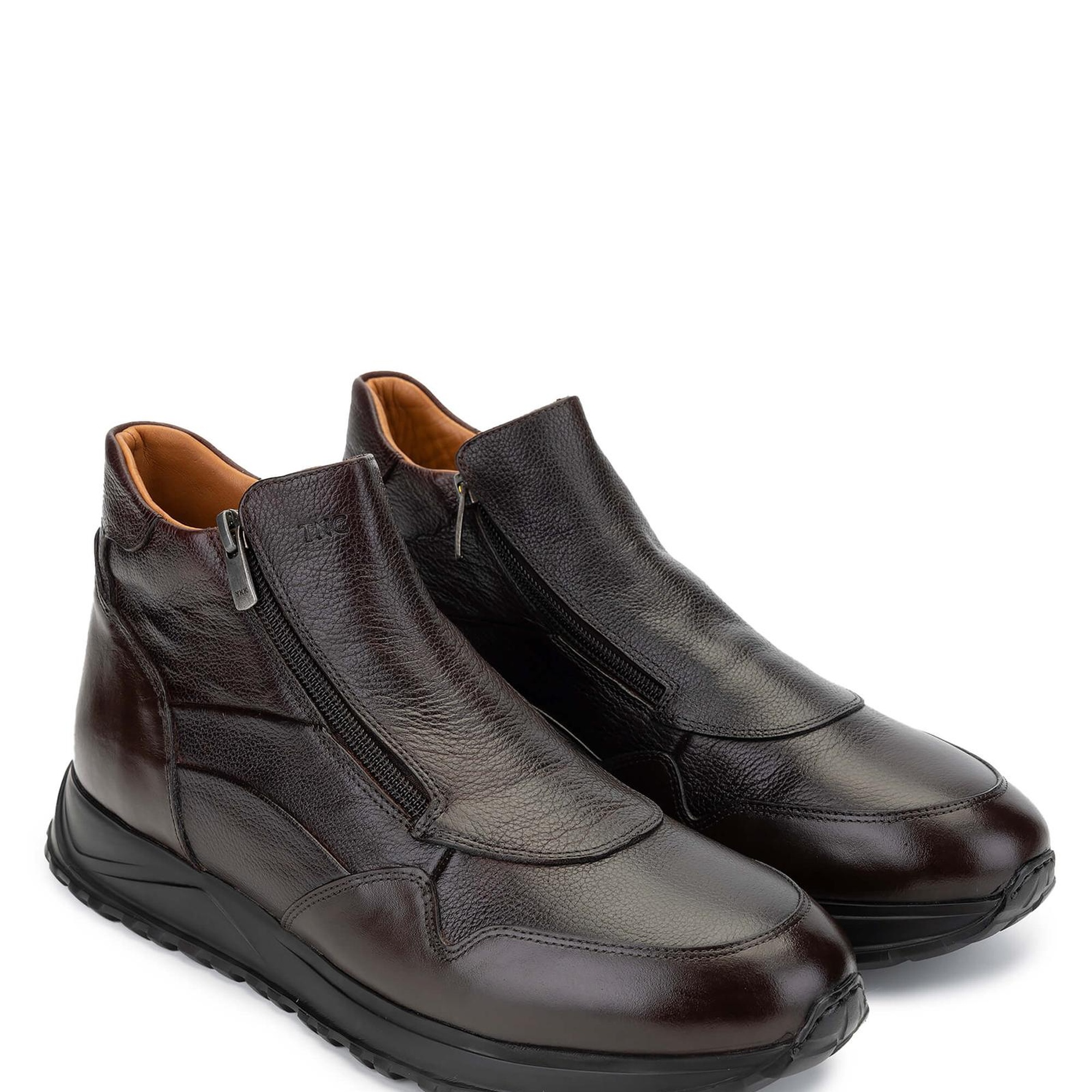 Tamer Tanca Erkek Hakiki Deri Kahverengi Casual Bot