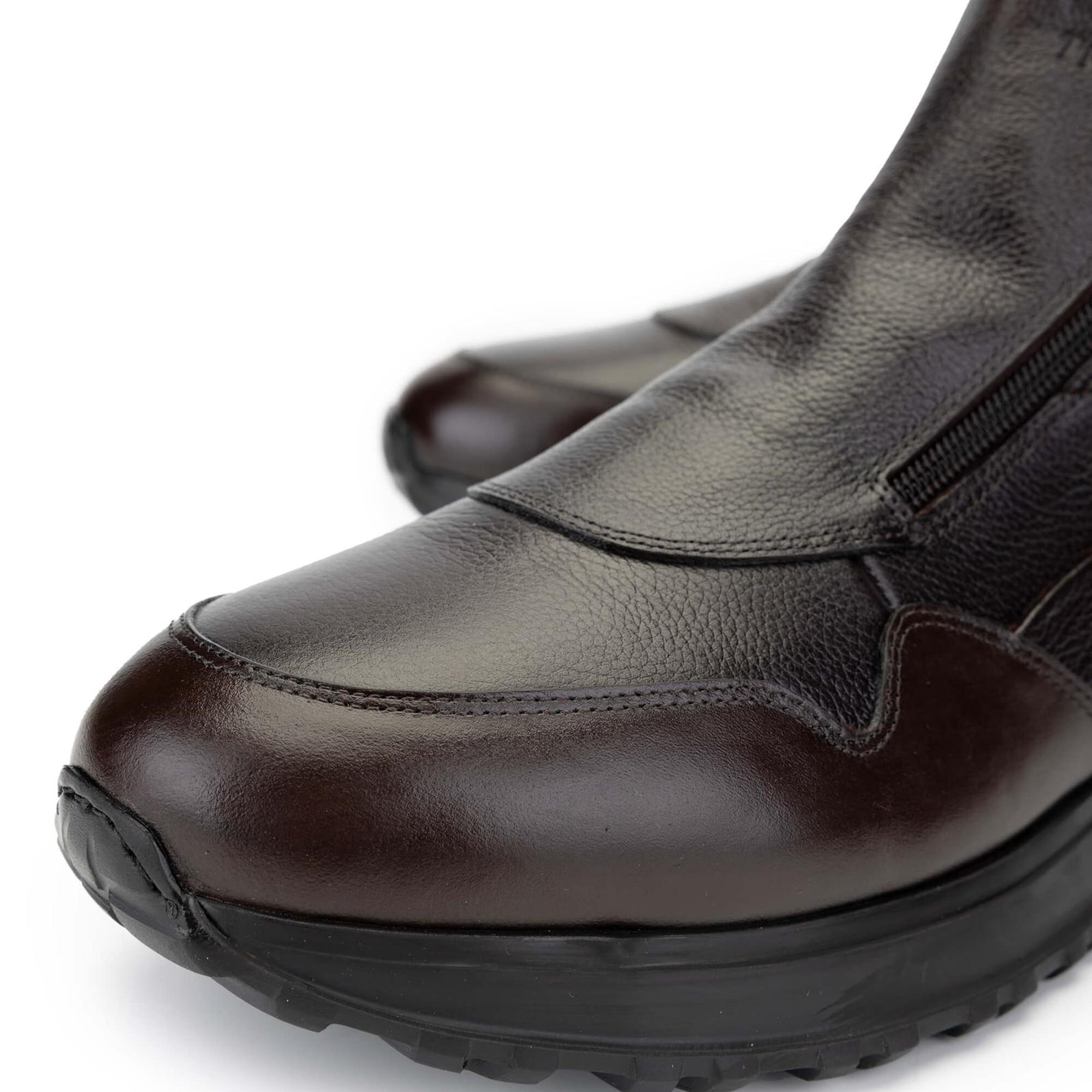 Tamer Tanca Erkek Hakiki Deri Kahverengi Casual Bot