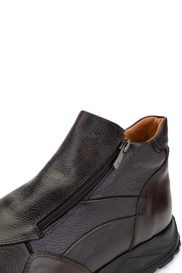  Tamer Tanca Erkek Hakiki Deri Kahverengi Casual Bot