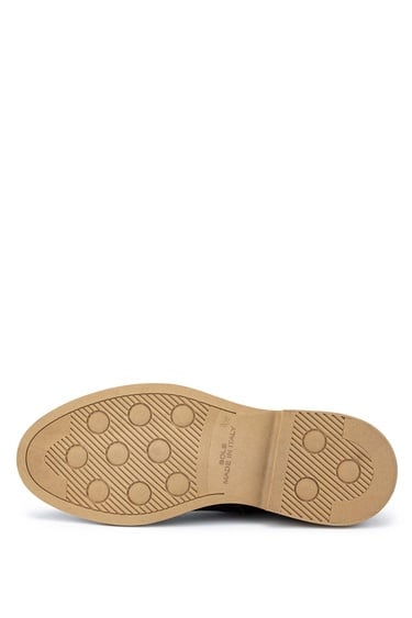  Tamer Tanca Erkek Hakiki Deri Kahverengi Casual Bot