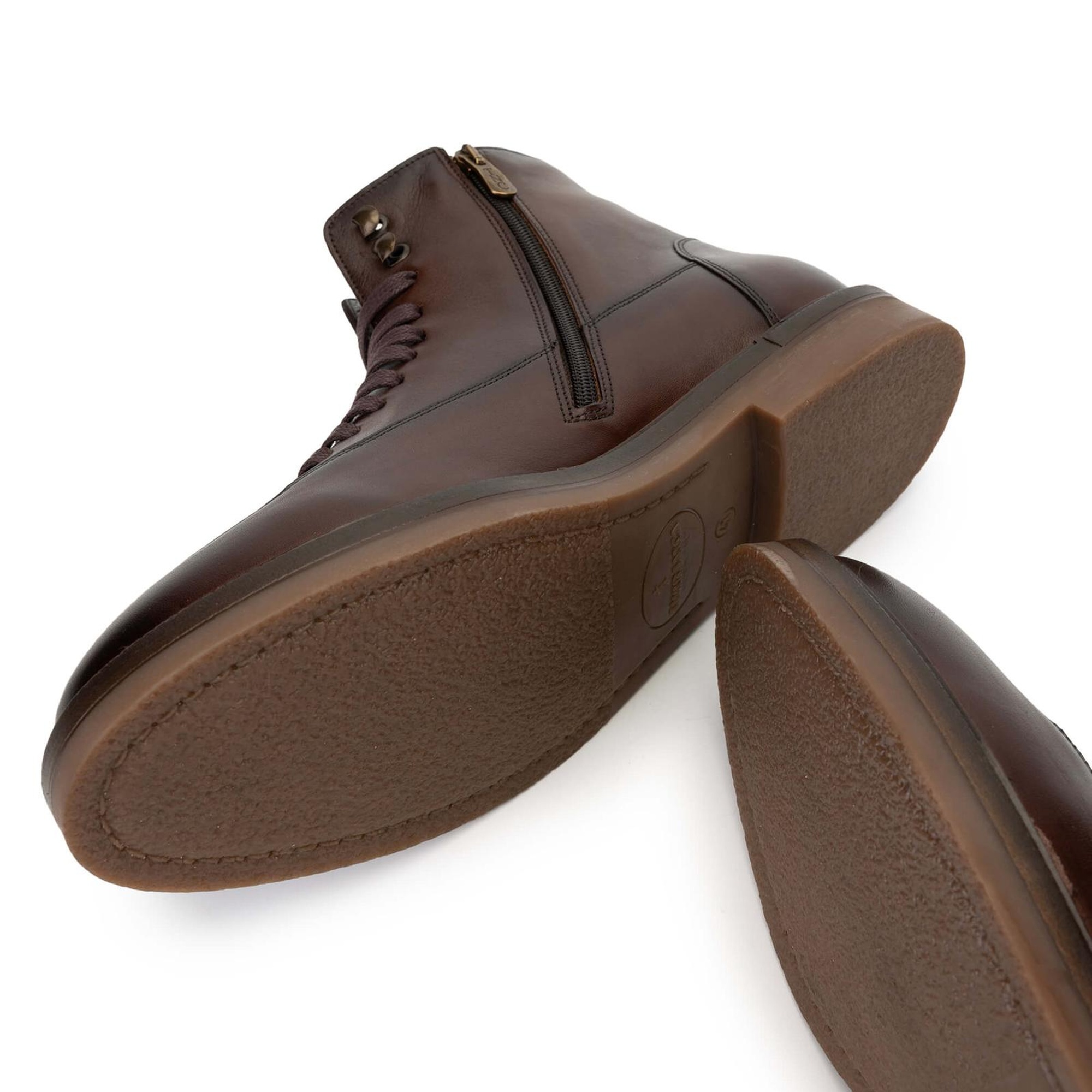 Tamer Tanca Erkek Hakiki Deri Kahverengi Casual Bot