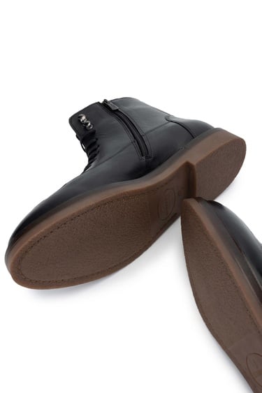  Tamer Tanca Erkek Hakiki Deri Siyah Deri Casual Bot