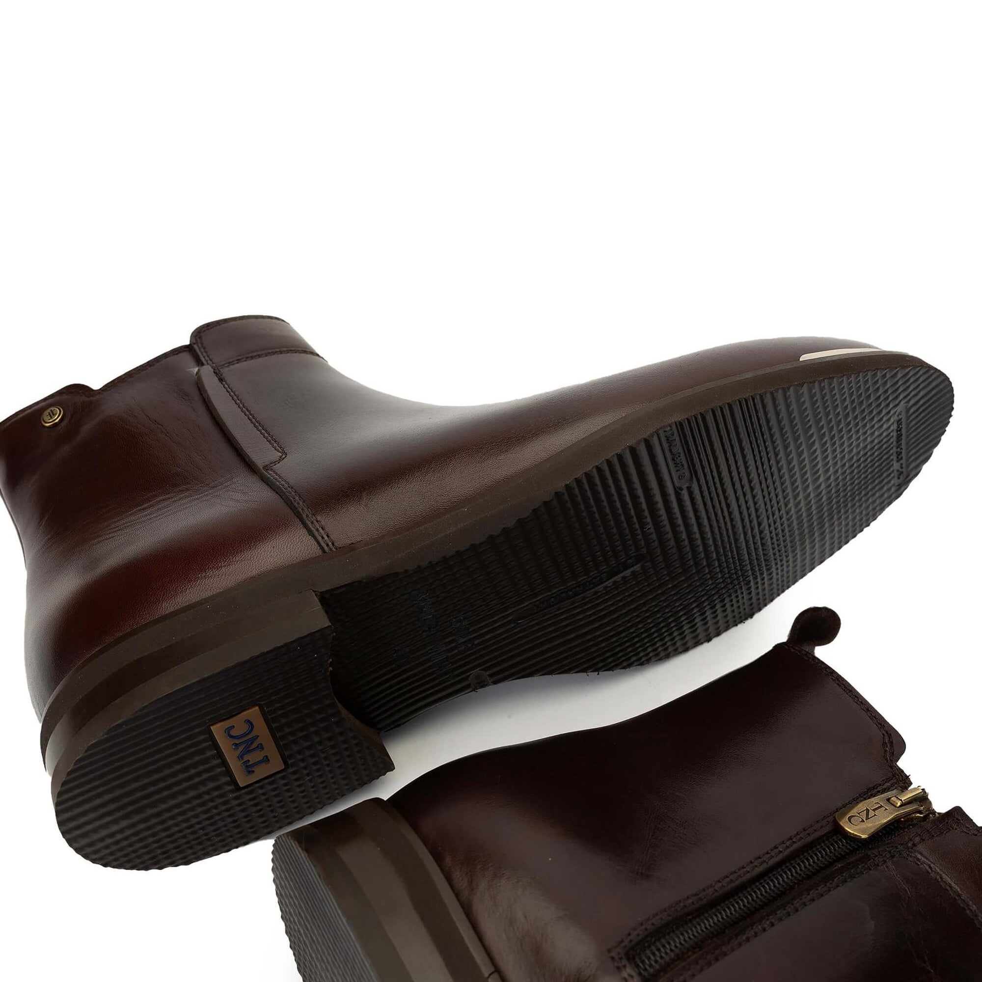 Tamer Tanca Erkek Hakiki Deri Kahverengi Casual Bot