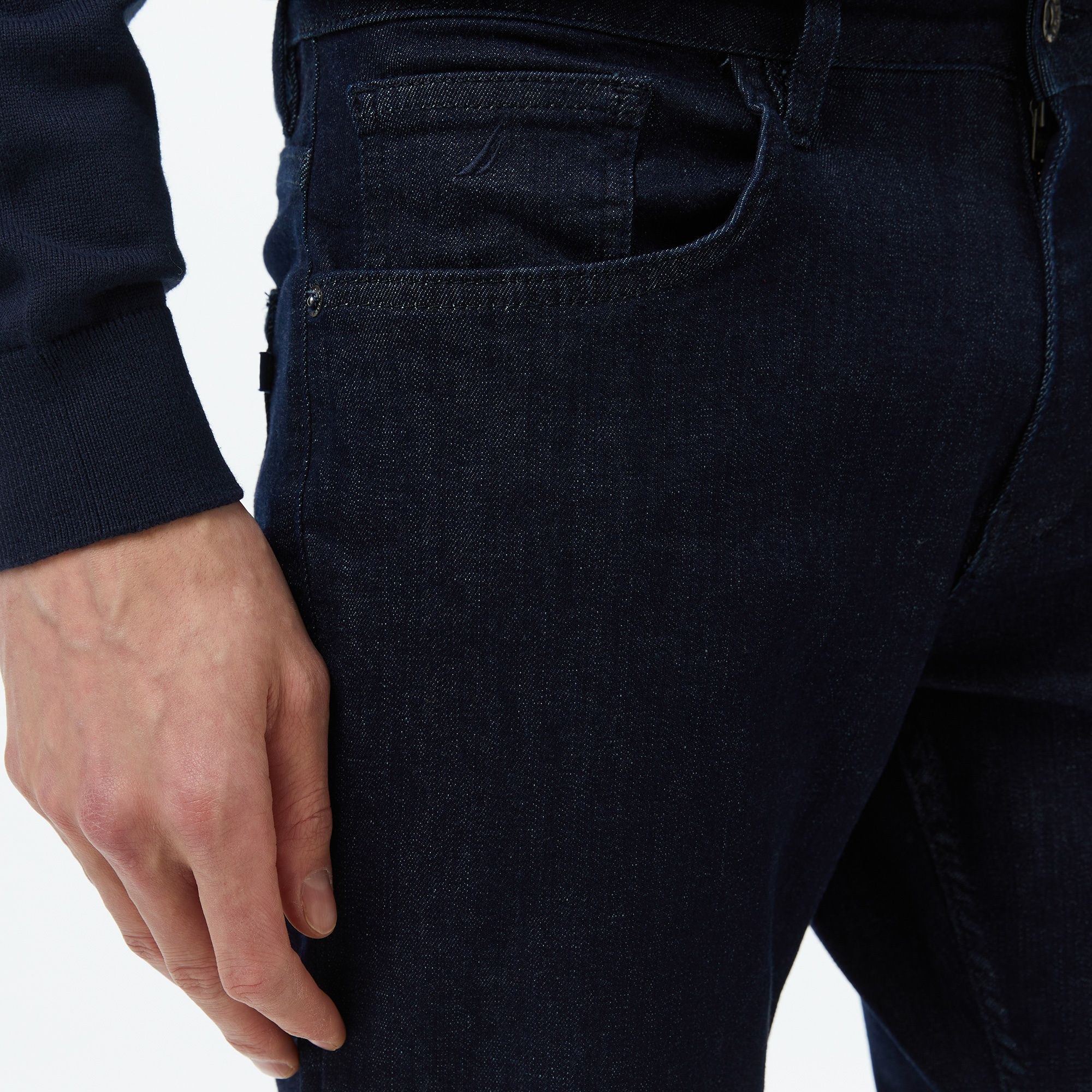 Nautica Erkek Lacivert Regular Fit Denim Pantolon