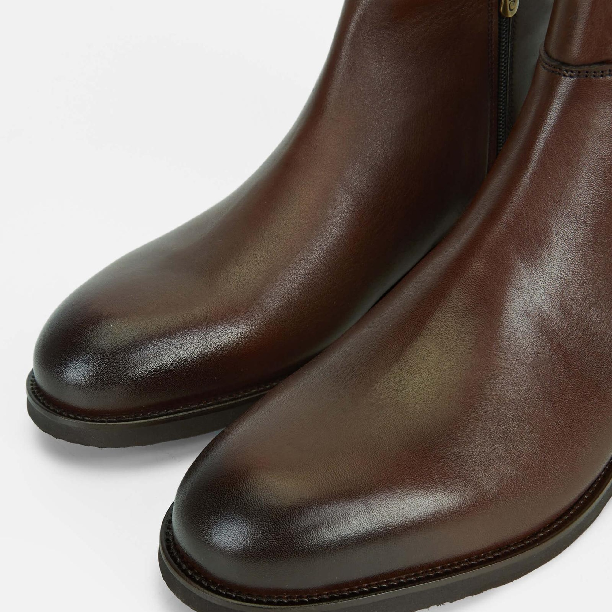 Tamer Tanca Erkek Hakiki Deri Kahverengi Casual Bot