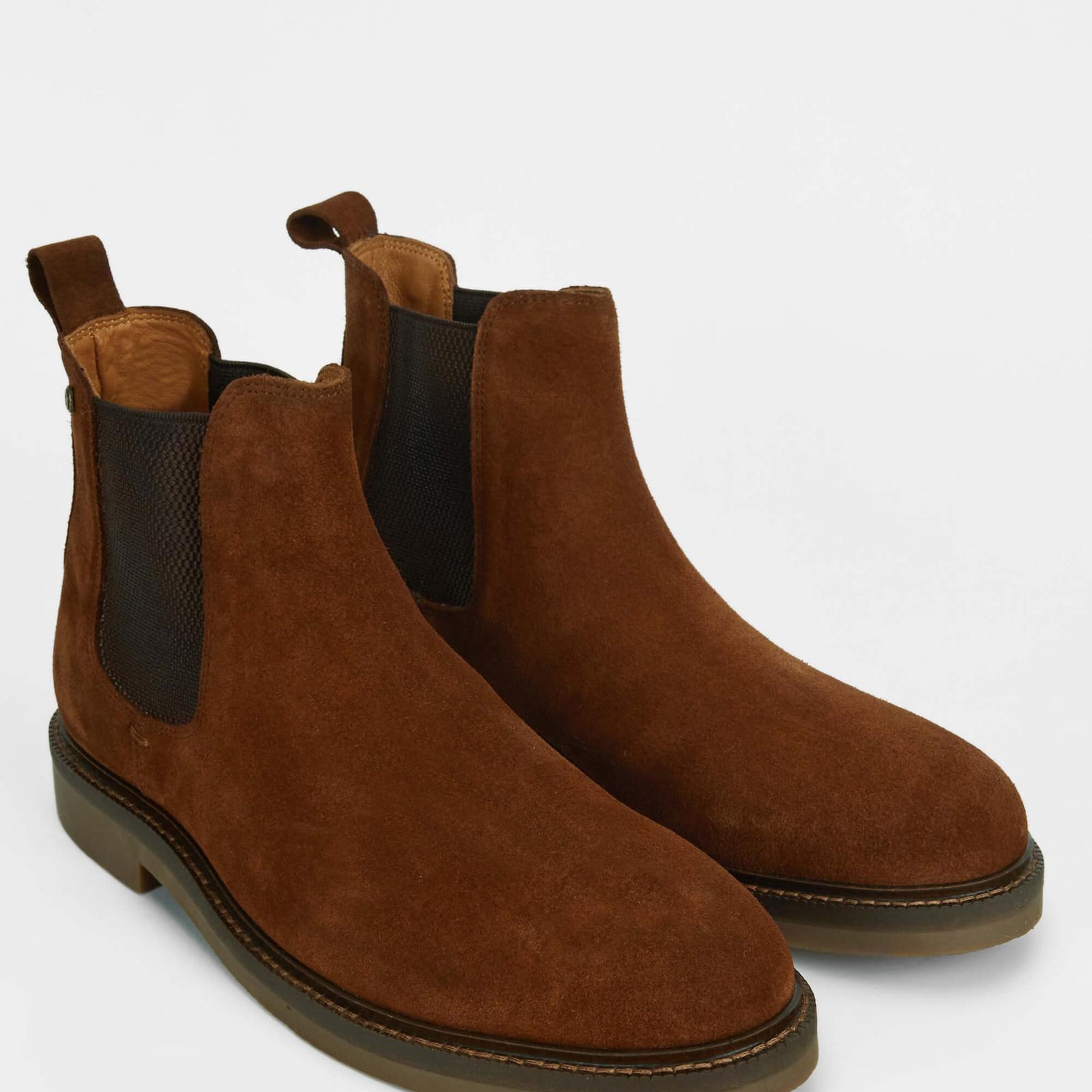 Tamer Tanca Erkek Hakiki Deri Kahverengi Süet Casual Bot