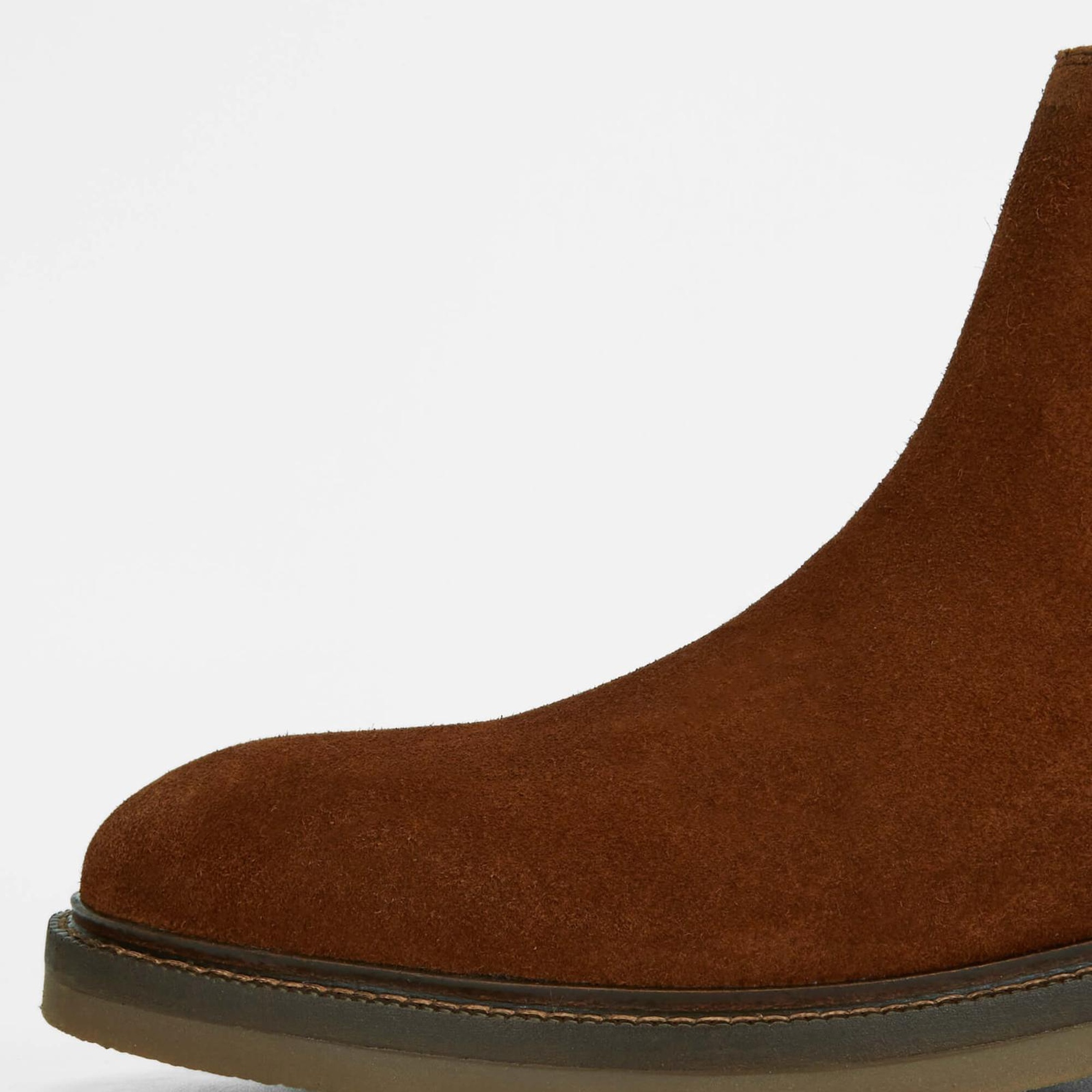 Tamer Tanca Erkek Hakiki Deri Kahverengi Süet Casual Bot