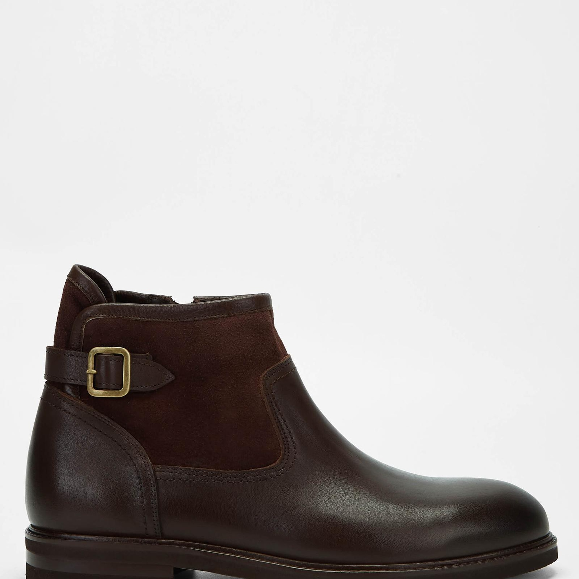 Tamer Tanca Erkek Hakiki Deri Kahverengi Casual Bot