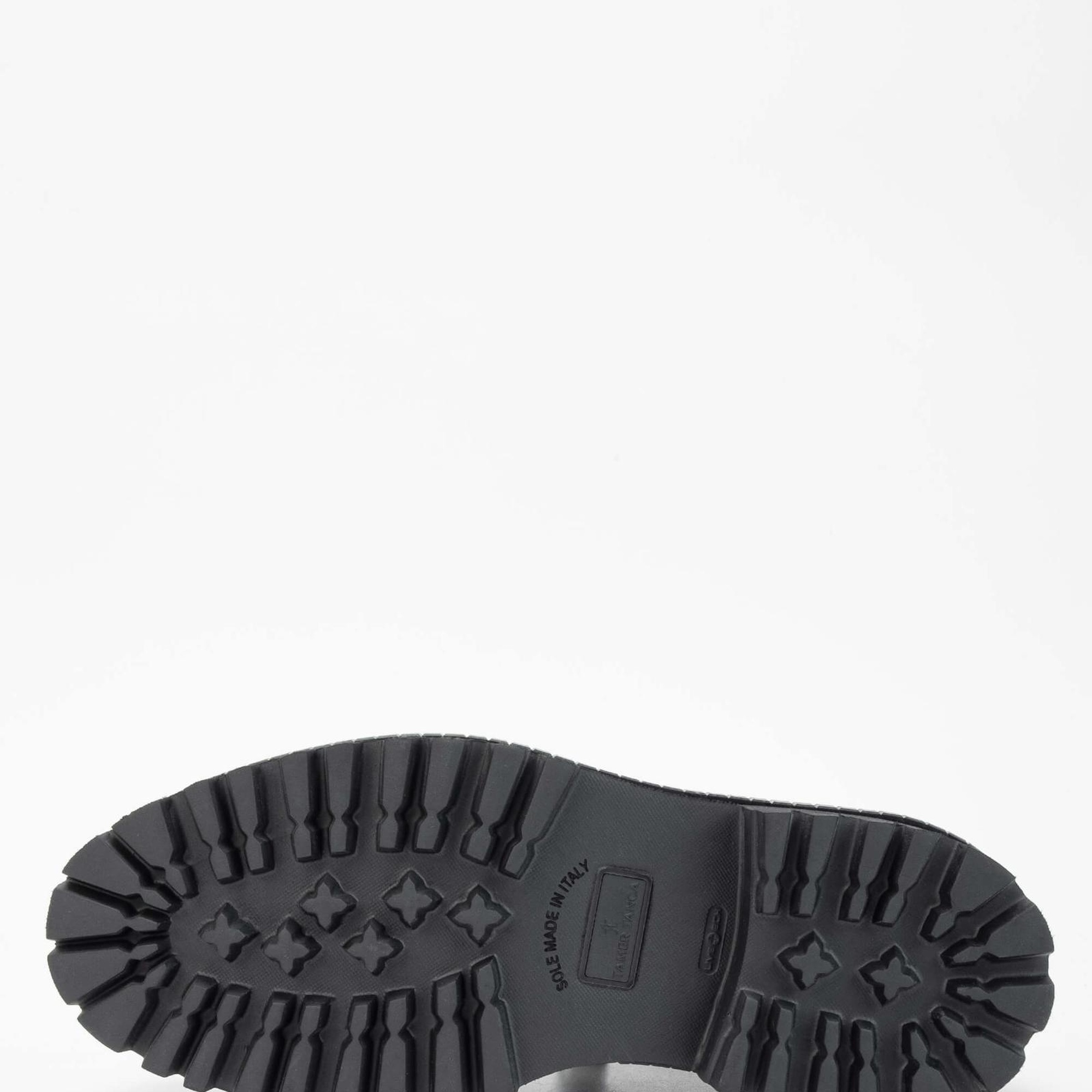 Tamer Tanca Erkek Hakiki Deri Siyah Casual Bot