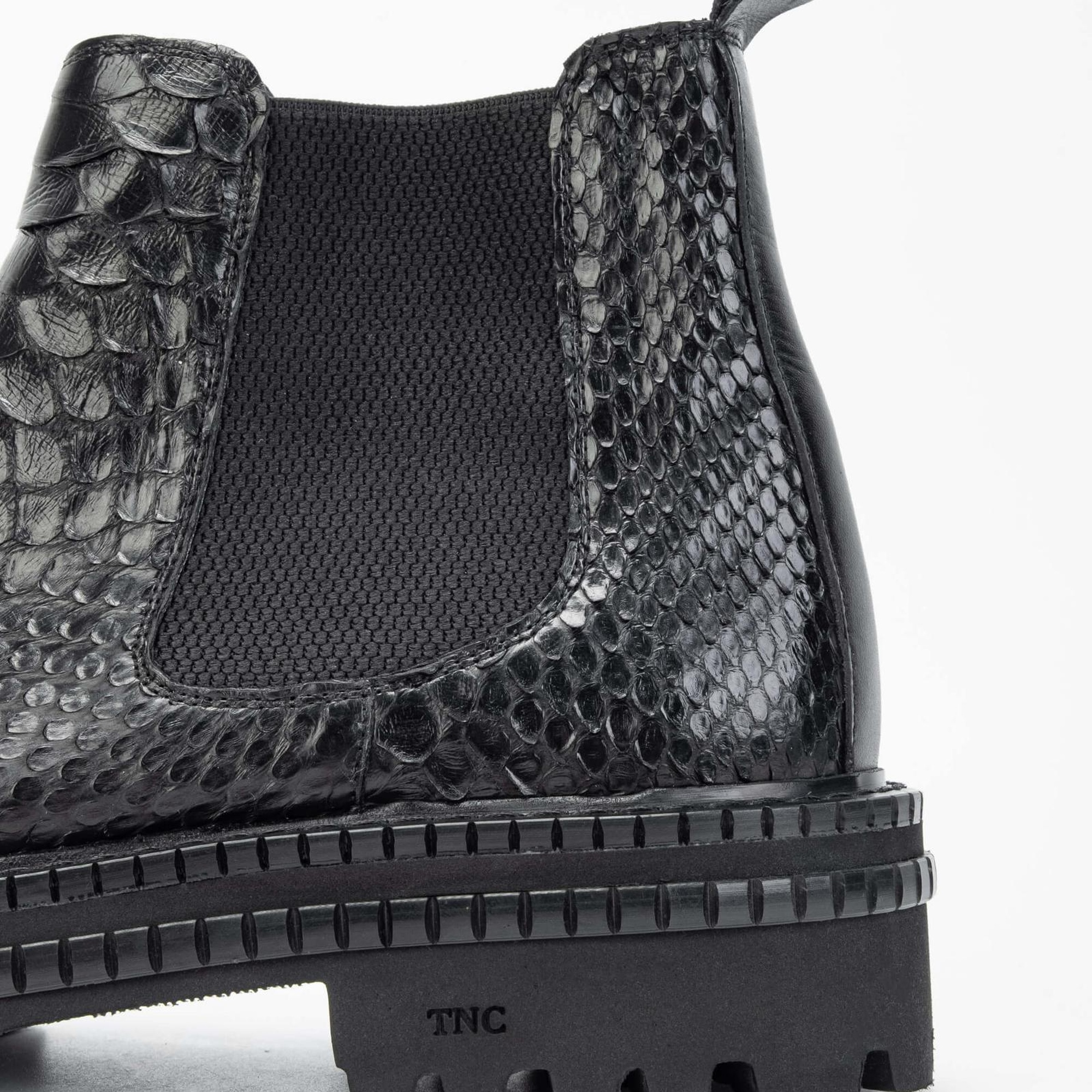 Tamer Tanca Erkek Hakiki Deri Siyah Casual Bot