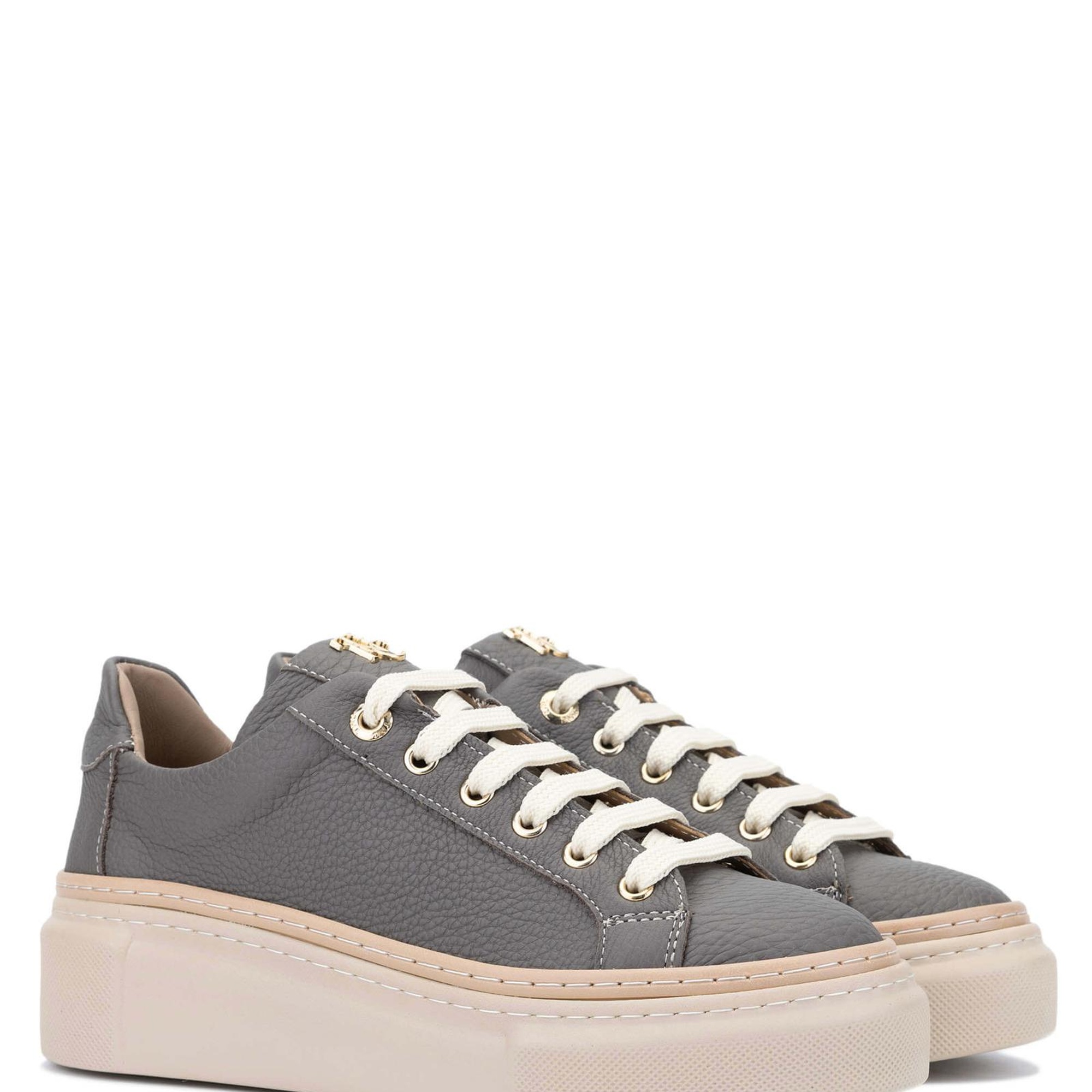 Tamer Tanca Kadın Hakiki Deri Koyu Gri Sneakers & Spor Ayakkabı