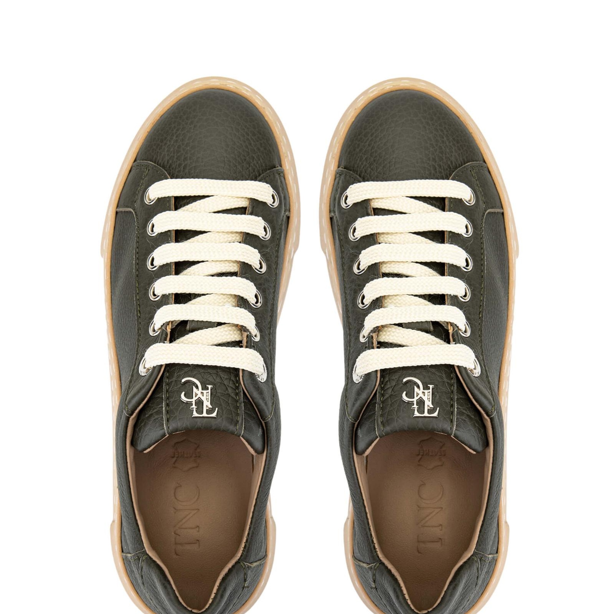 Tamer Tanca Kadın Hakiki Deri Haki Sneakers & Spor Ayakkabı