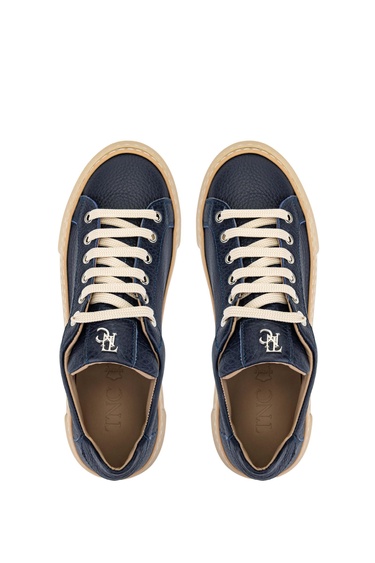  Tamer Tanca Kadın Hakiki Deri Lacivert Sneakers & Spor Ayakkabı