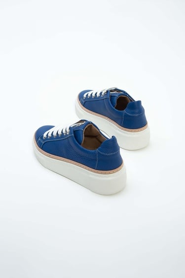  Tamer Tanca Kadın Hakiki Deri Saks Floter Sneakers & Spor Ayakkabı