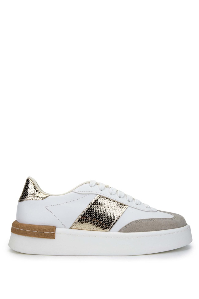  Tamer Tanca Kadın Hakiki Deri Beyaz Sneakers & Spor Ayakkabı