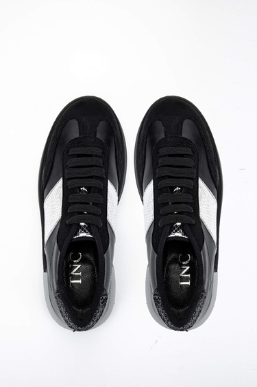  Tamer Tanca Kadın Hakiki Deri Siyah Sneakers & Spor Ayakkabı