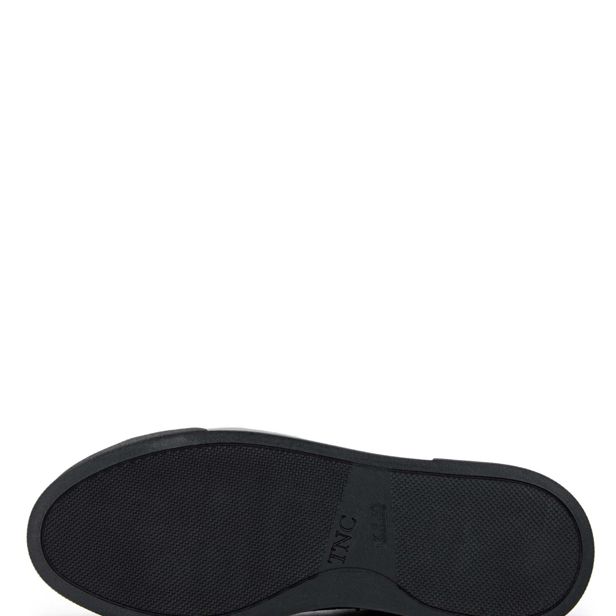 Tamer Tanca Kadın Hakiki Deri Siyah Deri Sneakers & Spor Ayakkabı