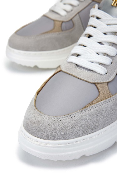  Tamer Tanca Kadın Hakiki Deri Bej Sneakers & Spor Ayakkabı