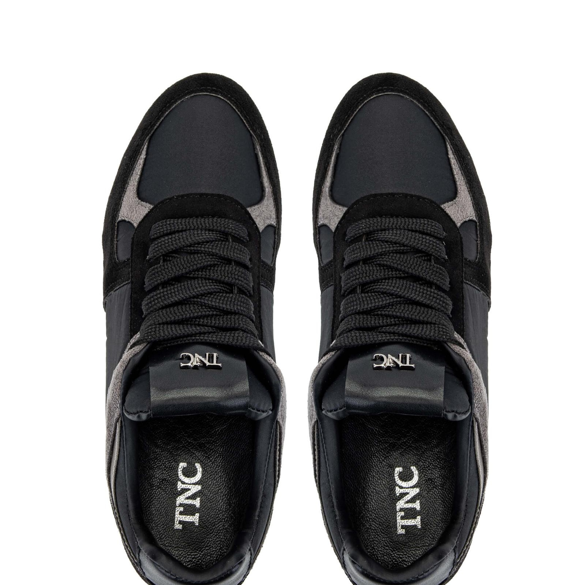 Tamer Tanca Kadın Hakiki Deri Siyah Sneakers & Spor Ayakkabı