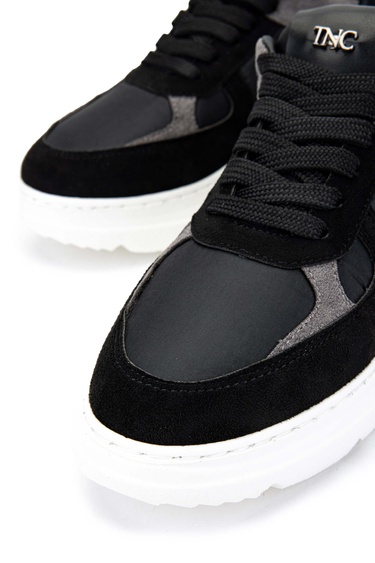  Tamer Tanca Kadın Hakiki Deri Siyah Sneakers & Spor Ayakkabı