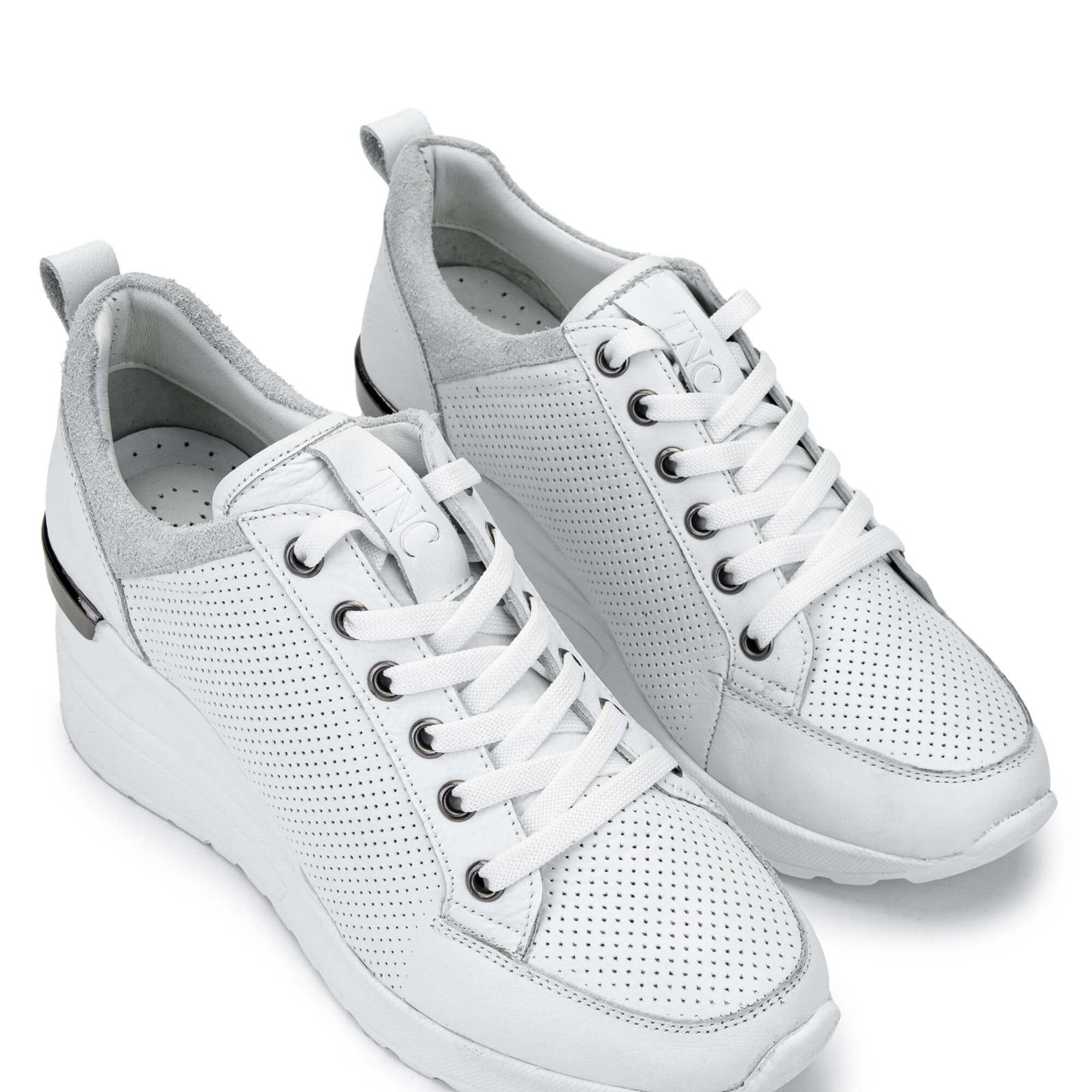 Tamer Tanca Kadın Hakiki Deri Beyaz Sneakers & Spor Ayakkabı