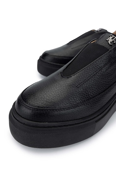  Tamer Tanca Kadın Hakiki Deri Siyah Floter Sneakers & Spor Ayakkabı