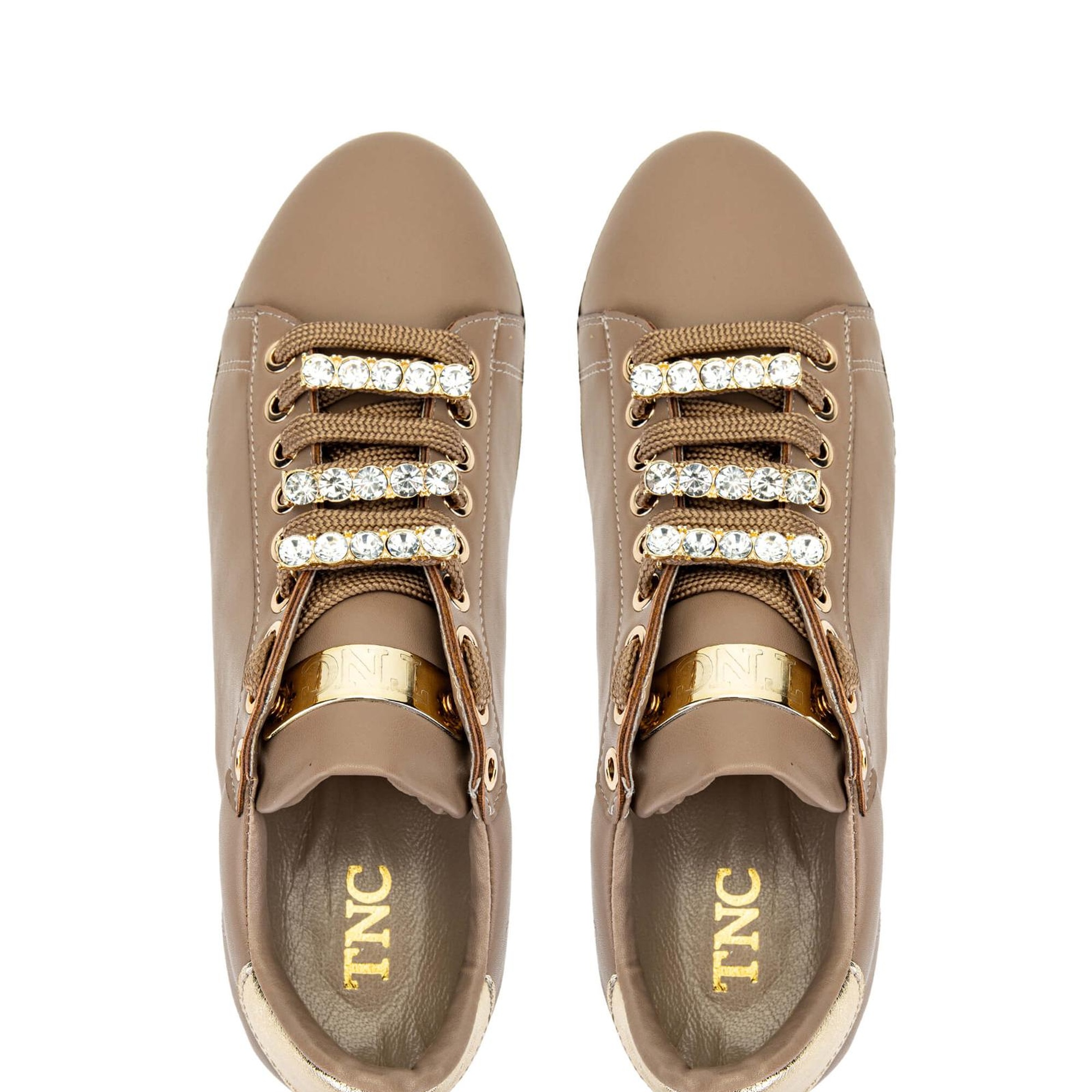 Tamer Tanca Kadın Vegan Bej Sneakers & Spor Ayakkabı