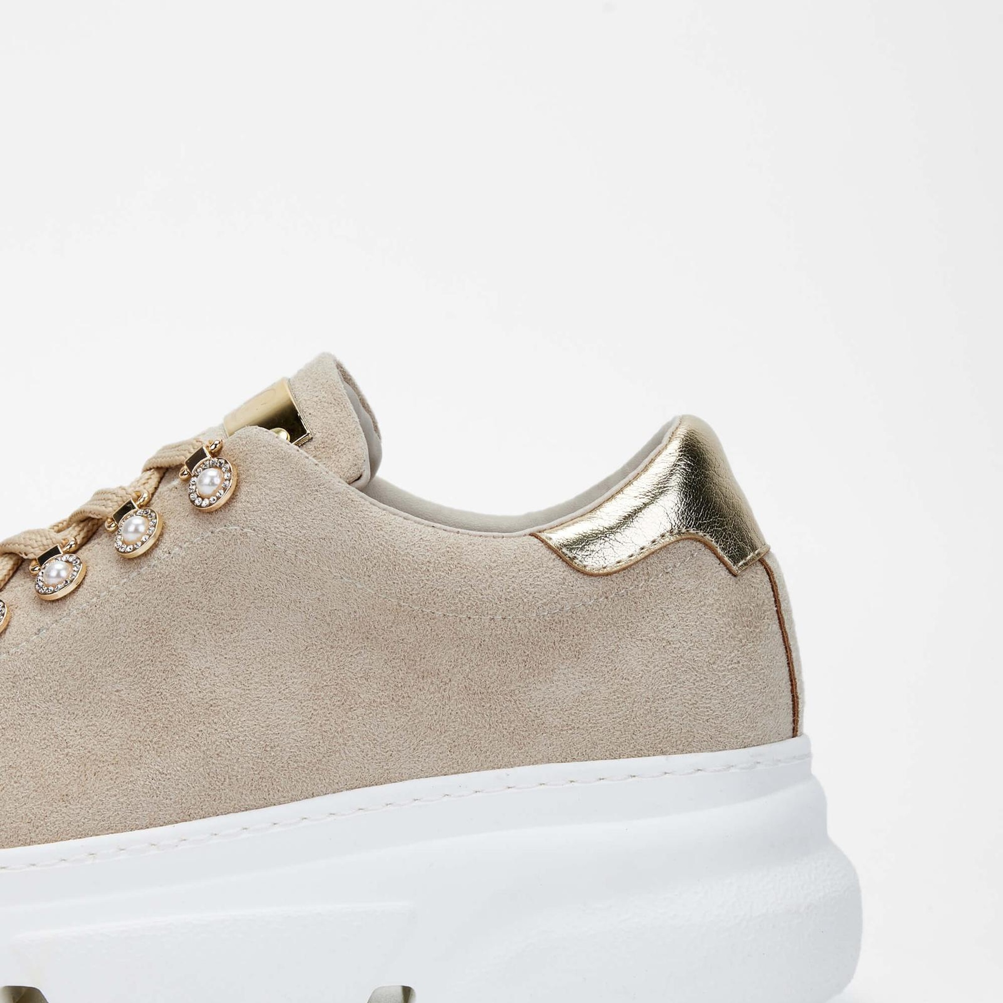 Tamer Tanca Kadın Vegan Bej Sneakers & Spor Ayakkabı