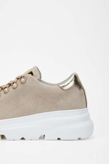  Tamer Tanca Kadın Vegan Bej Sneakers & Spor Ayakkabı