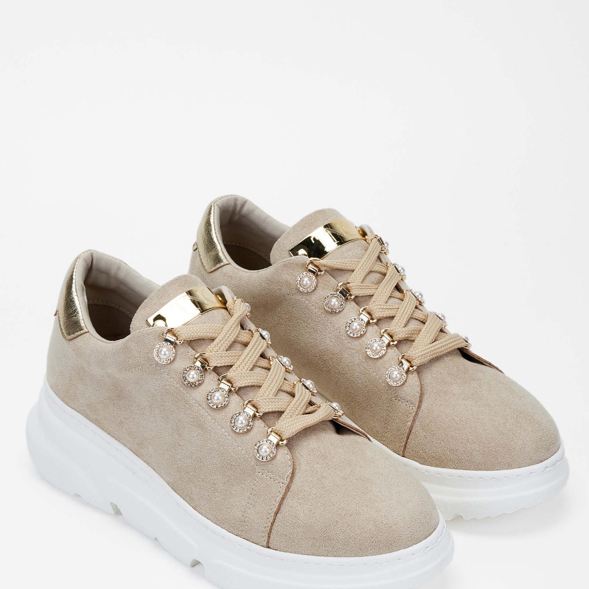 Tamer Tanca Kadın Vegan Bej Sneakers & Spor Ayakkabı