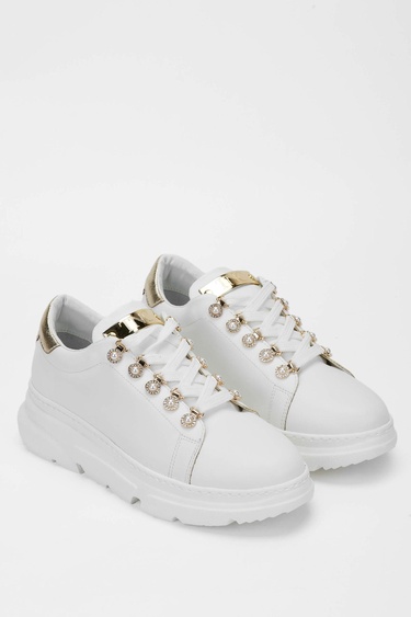  Tamer Tanca Kadın Vegan Beyaz Sneakers & Spor Ayakkabı