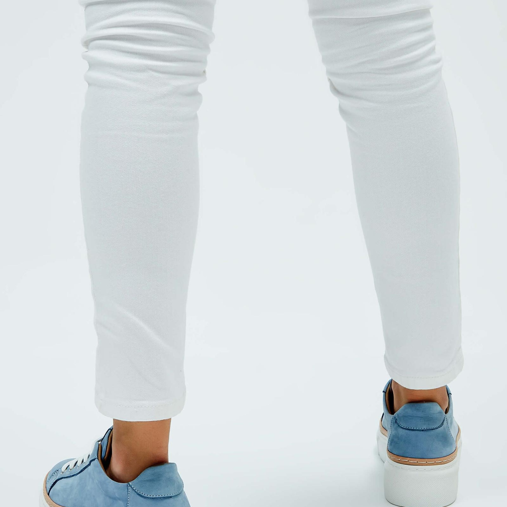 Tamer Tanca Kadın Hakiki Deri Açık Mavi Nubuk Sneakers & Spor Ayakkabı