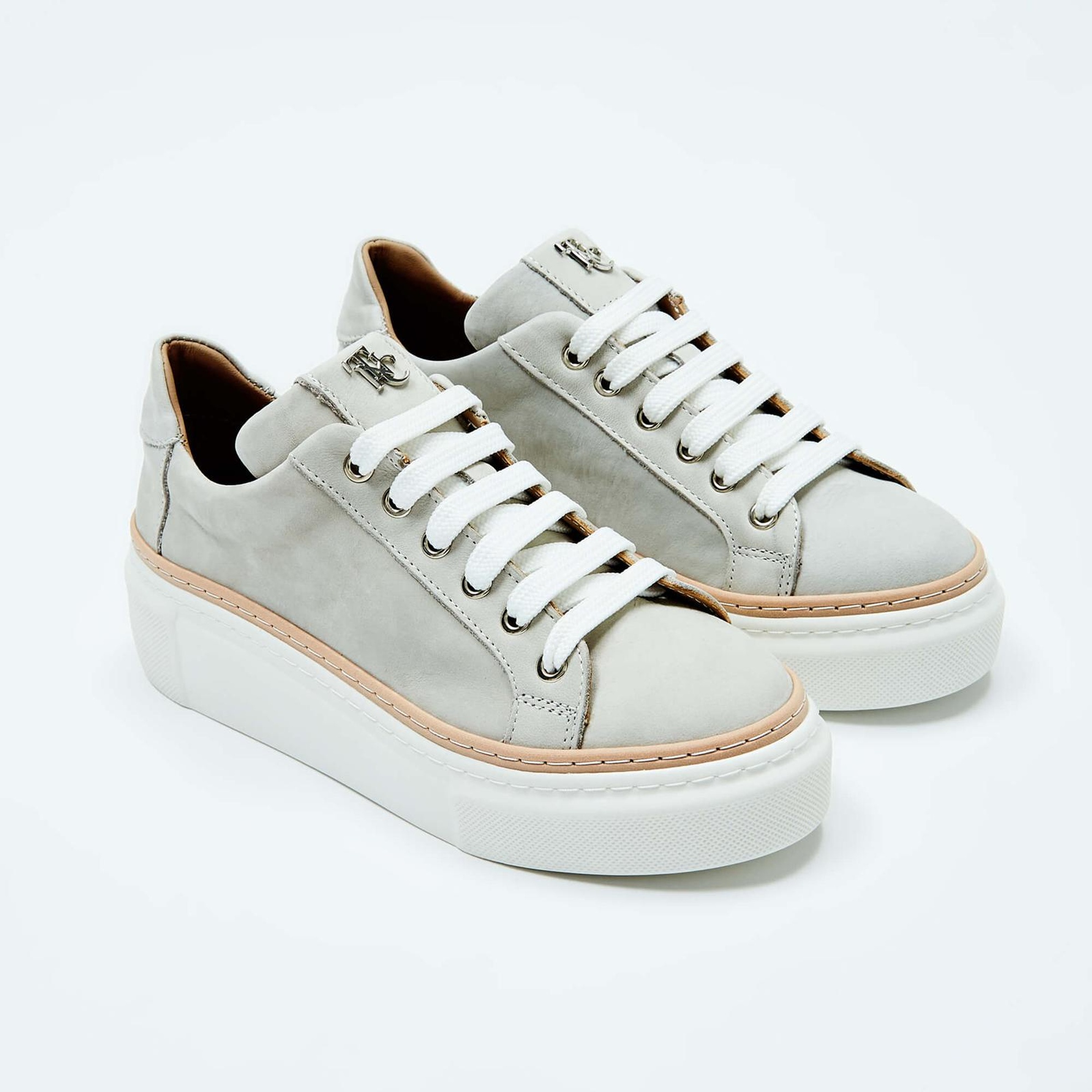 Tamer Tanca Kadın Hakiki Deri Buz Nubuk Sneakers & Spor Ayakkabı