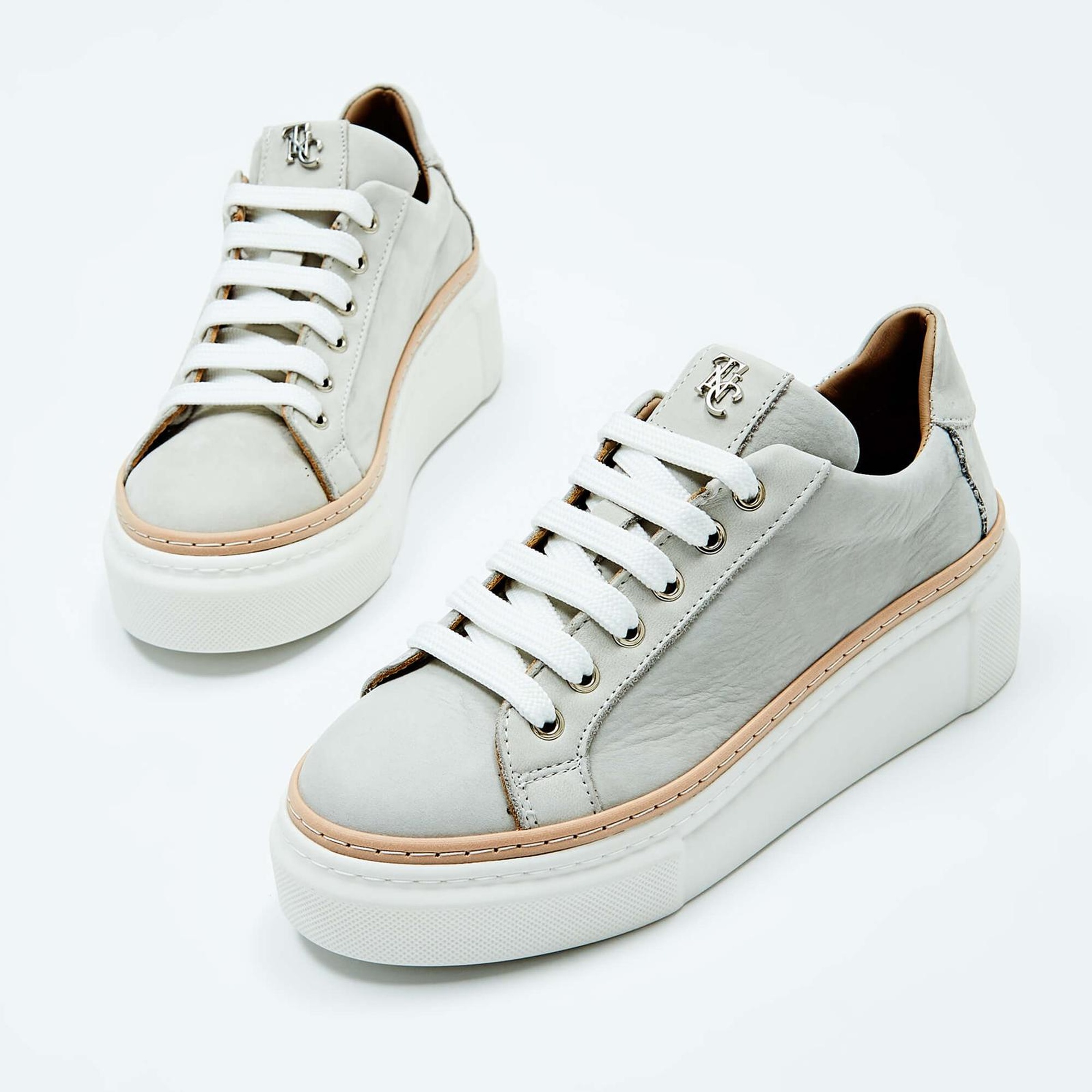 Tamer Tanca Kadın Hakiki Deri Buz Nubuk Sneakers & Spor Ayakkabı