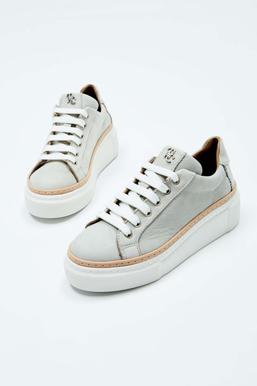  Tamer Tanca Kadın Hakiki Deri Buz Nubuk Sneakers & Spor Ayakkabı